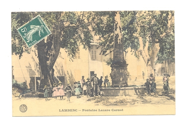 13 // LAMBESC, Fontaine Lazare Carnot, ANIMEE - Lambesc