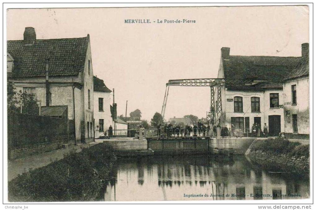 CPA Merville Le Pont De Pierre (pk1395) - Merville