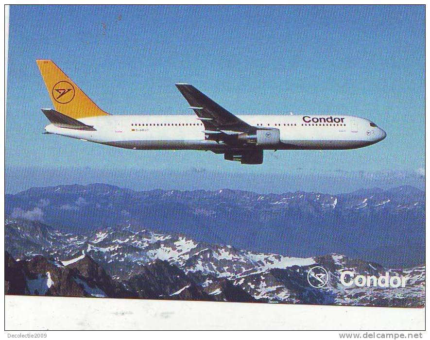 Zs3404 Aviation Airplane Aircraft Condor Boeing 767 Not Used Perfect Shape - 1946-....: Moderne