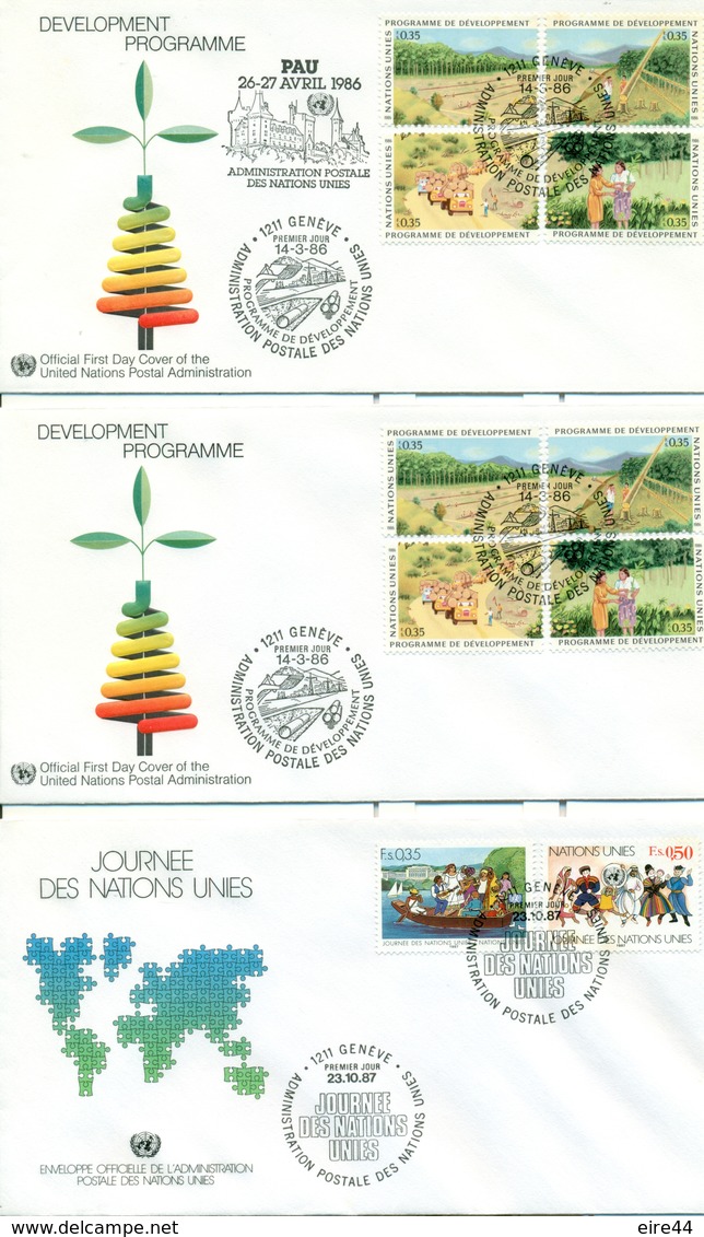 United Nations Geneve 1985 1991  21 FDC - FDC