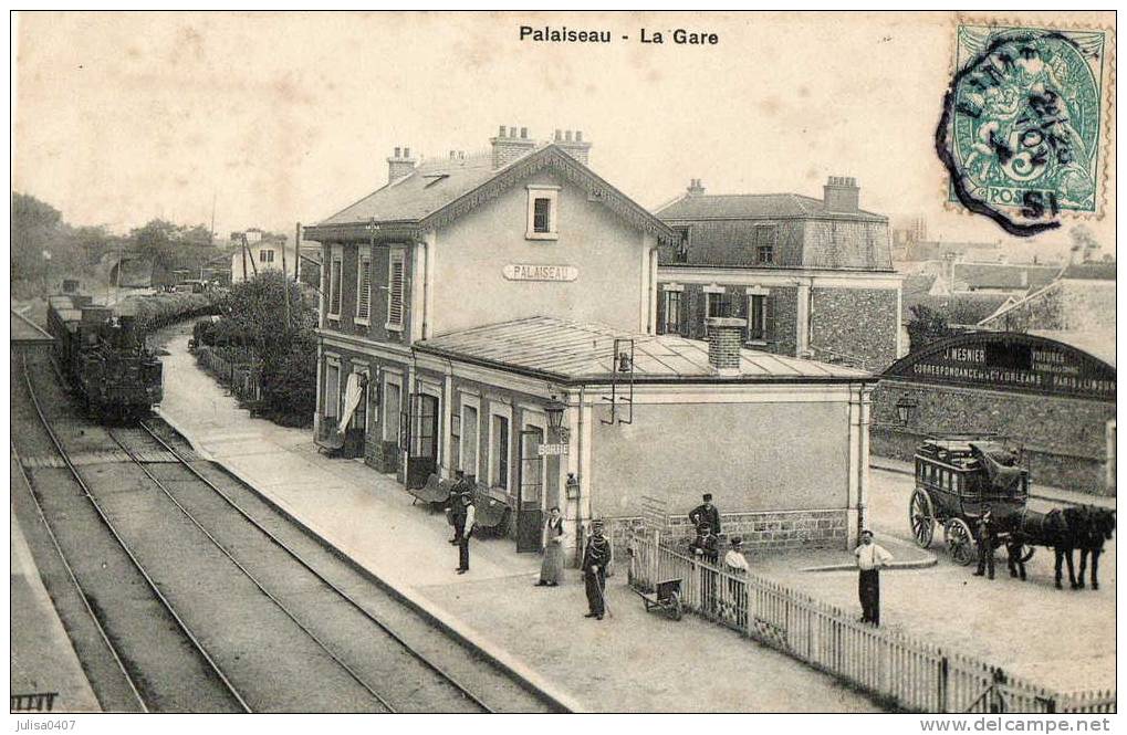 PALAISEAU (91) Train En Gare Jolie Vue - Palaiseau