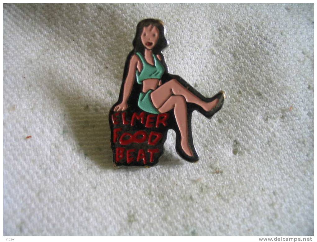 Pin´s Pin-up ELMER FOOD BEAT - Gimnasia