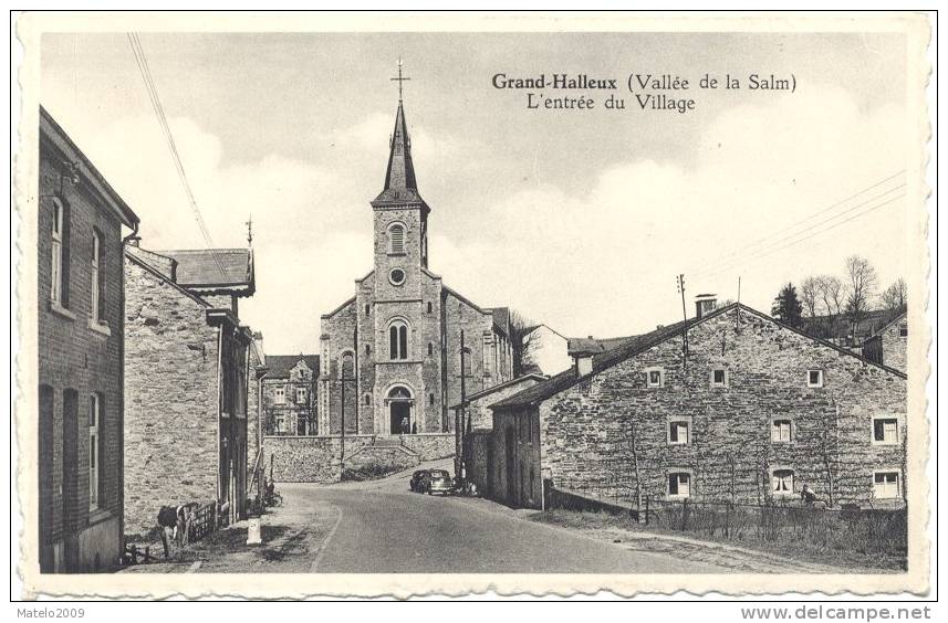 GRAND HALLEUX  (6698)  L ' Entrée Du Village - Vielsalm