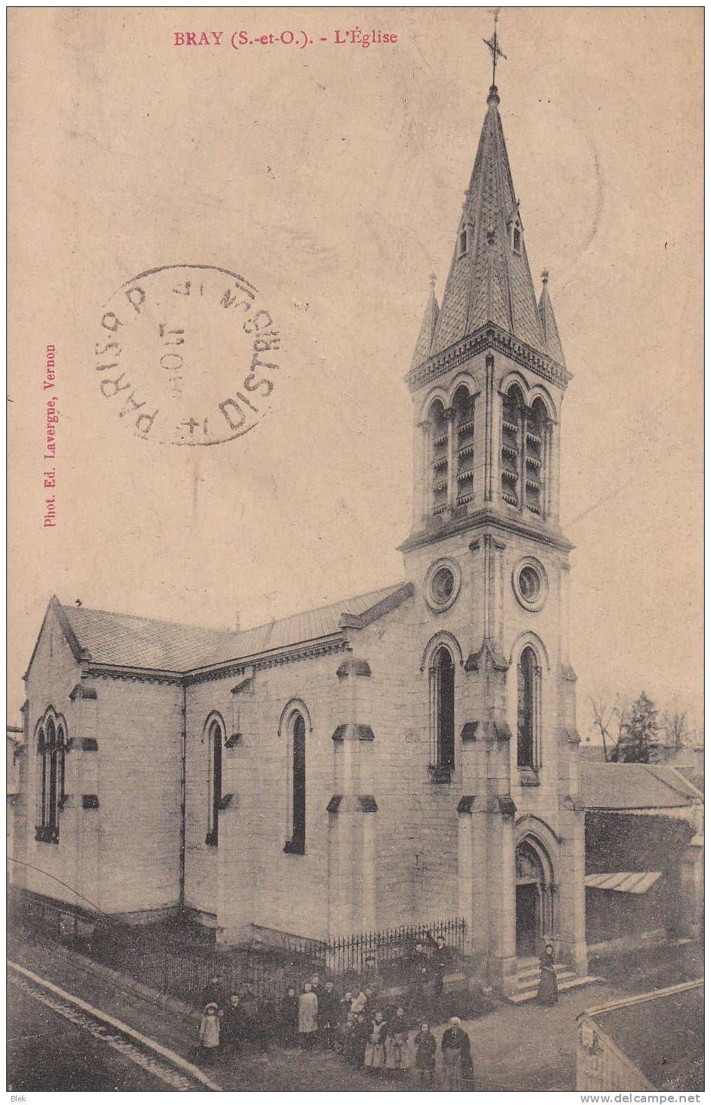 77.bray .  L ´ église . - Bray Sur Seine