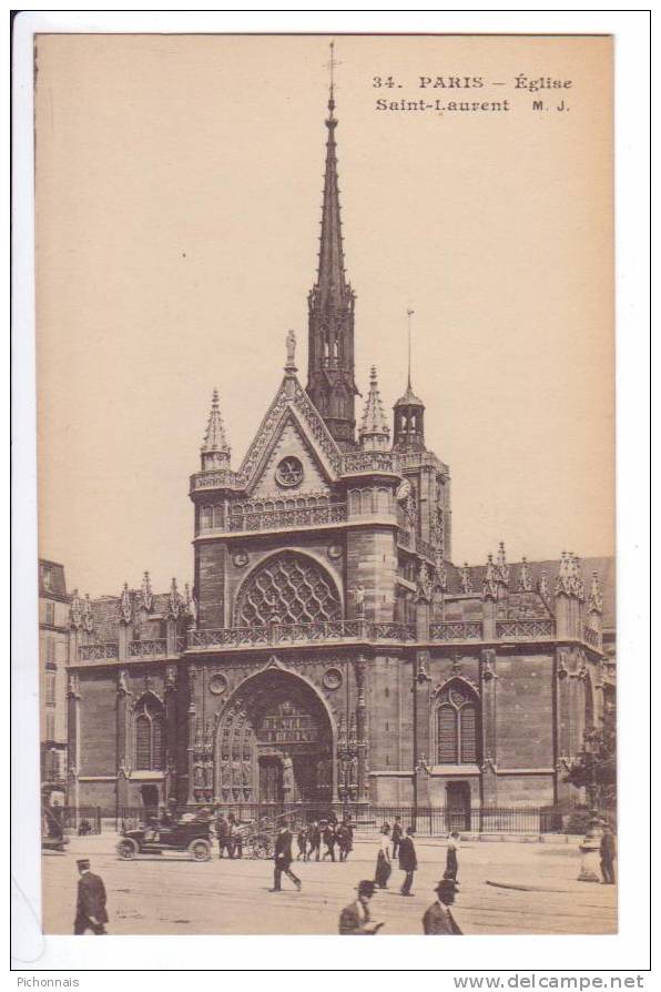 75 PARIS  église Saint Laurent - District 10