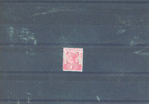 CAYMAN ISLANDS - 1900 1d Red MM - Kaimaninseln