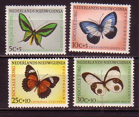 R0426 - NOUVELLE GUINEE NEERLANDAISE Yv N°58/61 ** PAPILLONS - Niederländisch-Neuguinea