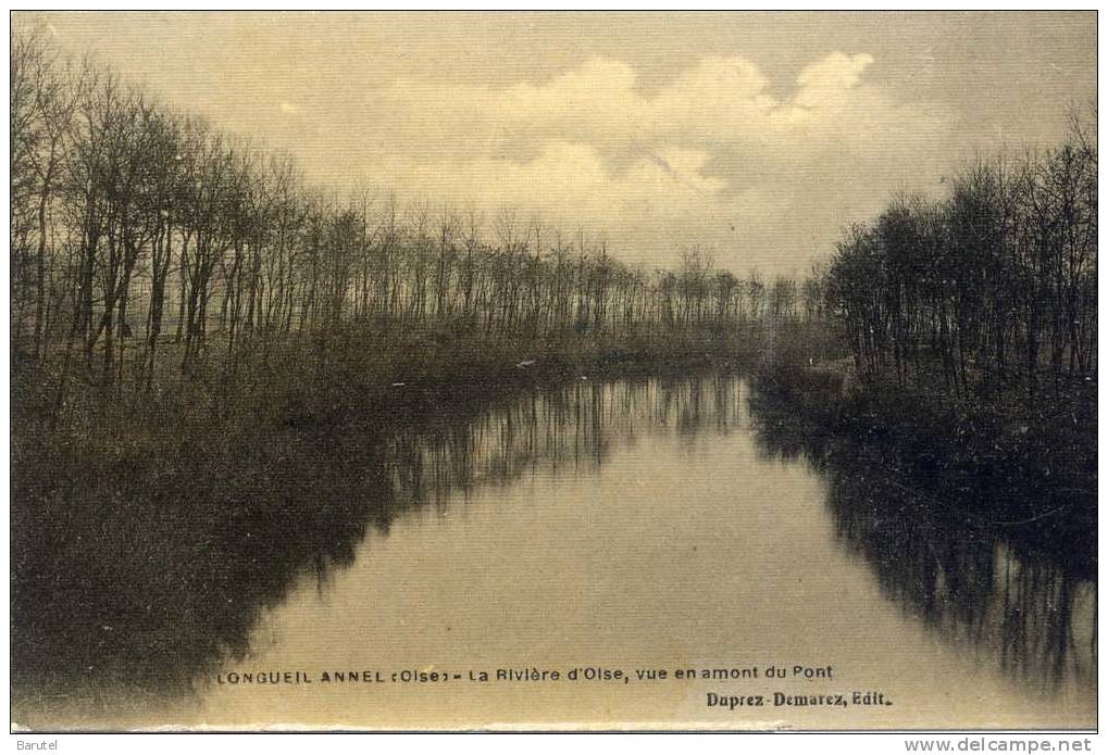 LONGUEIL ANNEL - La Rivière D´Oise, Vue En Amont Du Pont - - Longueil Annel