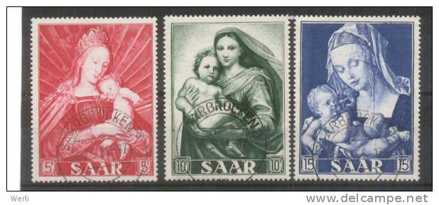 Saarland MiNr. 351-353 Gest. - Used Stamps