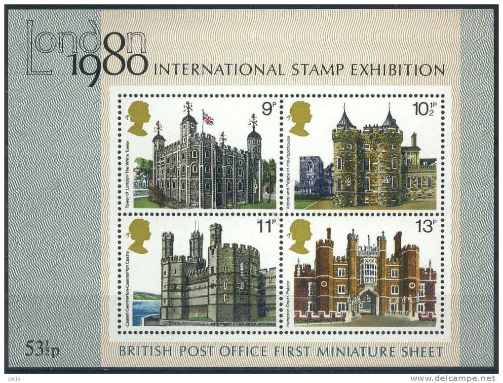 GREAT BRITAIN M/S 1978 MNH**- CASTLES & FORTIFICATIONS - Neufs