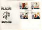 RHODESIA 1974 FDC Postal Union Pfr # 620 - U.P.U.