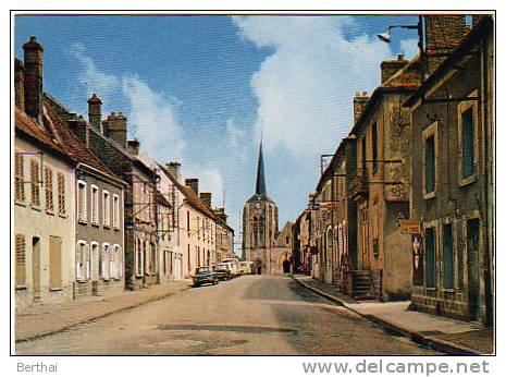 CPM 89 CHEROY - Rue Principale Et L Eglise (gendarmerie) - Cheroy