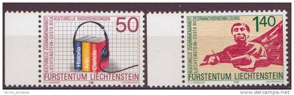 ⭐ Liechtenstein - YT N° 886 à 887 ** - Neuf Sans Charnière - 1988 ⭐ - Unused Stamps