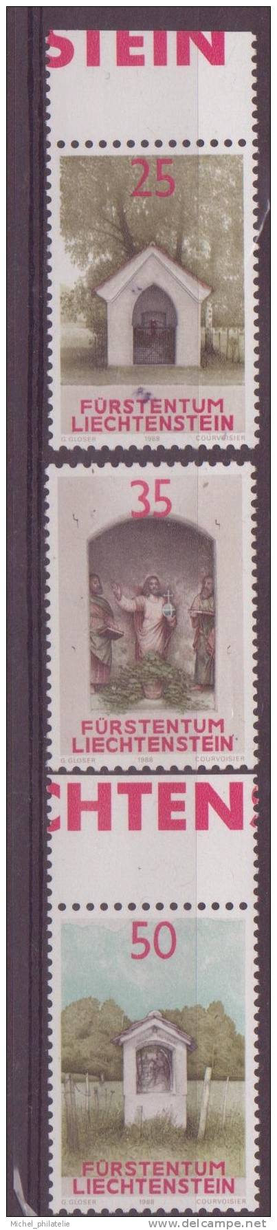 ⭐ Liechtenstein - YT N° 892 à 894 ** - Neuf Sans Charnière - 1988 ⭐ - Unused Stamps