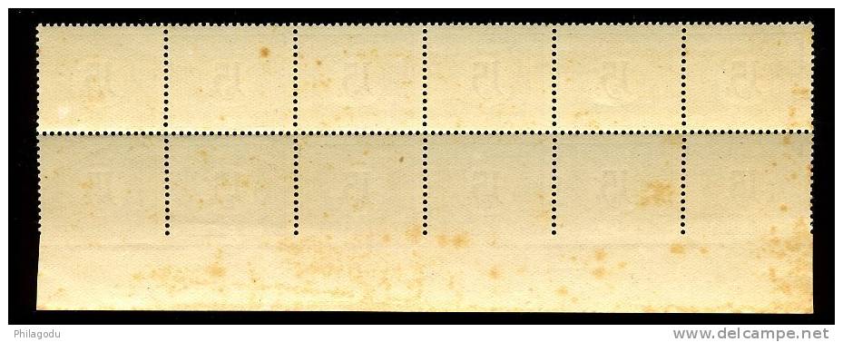 NON DENTELE DANS LE BAS  Curiosité ENORME **  Sans Charnière Mais Avec Rouille - Unused Stamps