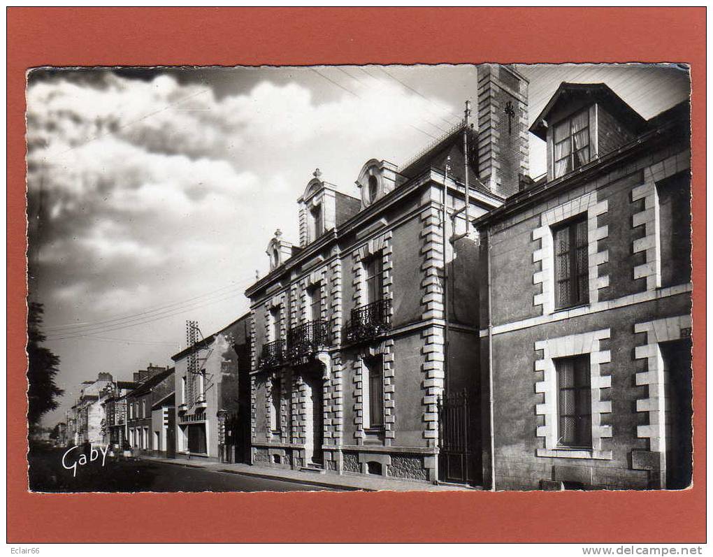 44 - NORT-sur-ERDRE -CPSM   Petit Format    La Mairie , Rue Aristide-Briand   EDIT  ARTAUD - Nort Sur Erdre