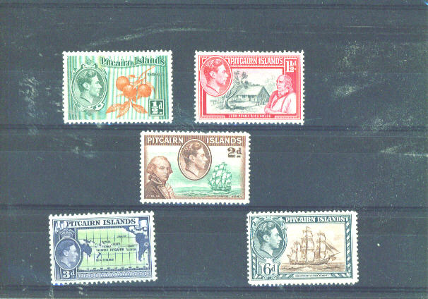 PITCAIRN ISLANDS  - 1940 Values To 6d MM - Islas De Pitcairn