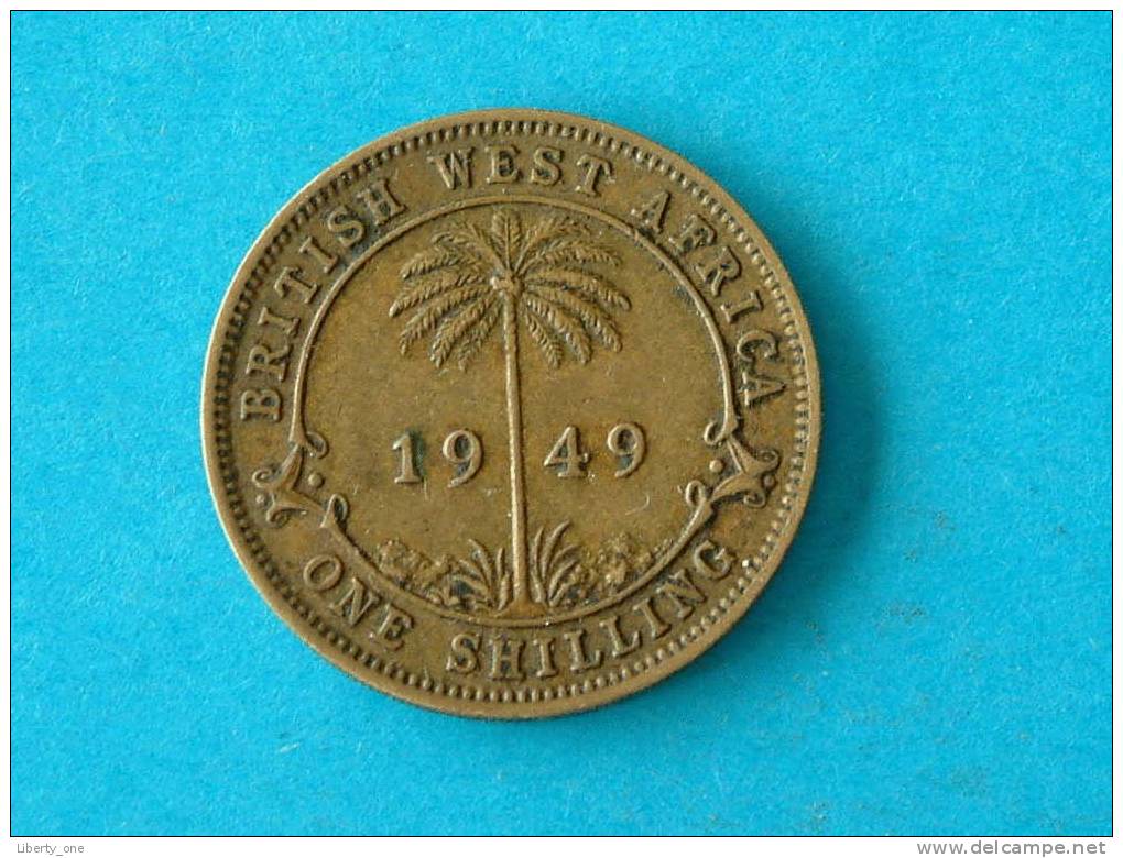 1949 - ONE SHILLING / KM 23 ( For Grade, Please See Photo ) ! - Colonies