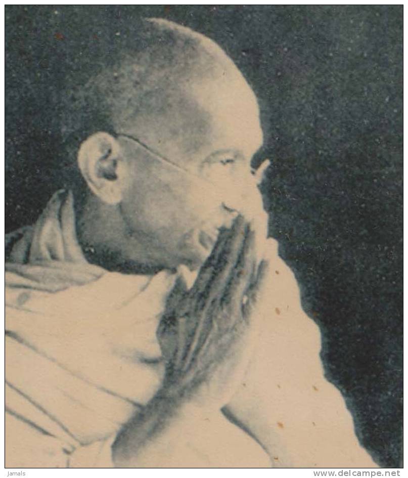 Gandhi, Freedom Fighter, Old Card, Condition As Per The Scan - Mahatma Gandhi