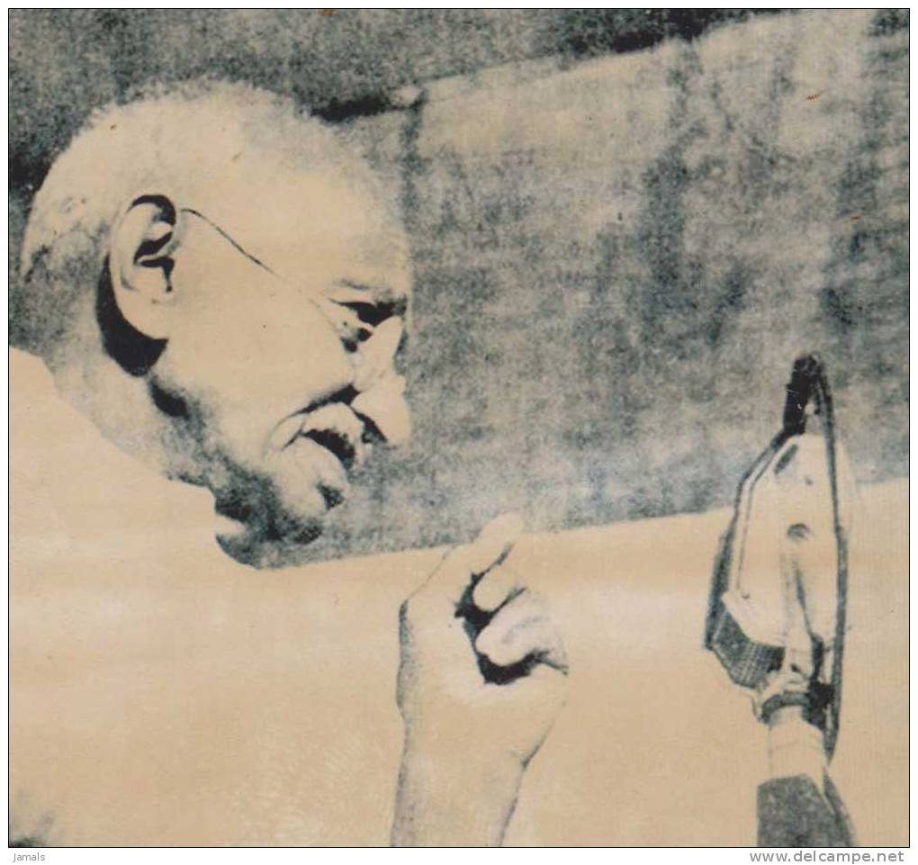 Gandhi, Freedom Fighter, Old Card, Condition As Per The Scan - Mahatma Gandhi