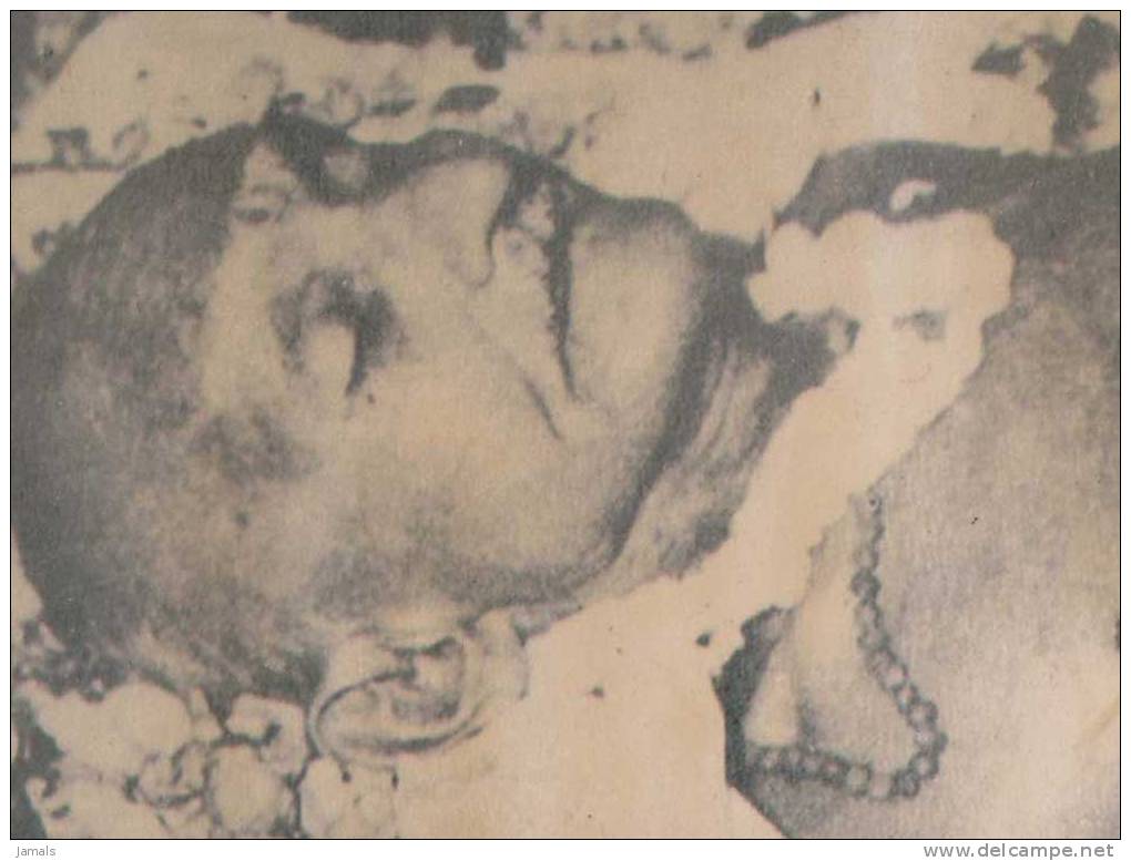 Gandhi, Dead Body, Freedom Fighter, Old Card, Condition As Per The Scan - Mahatma Gandhi