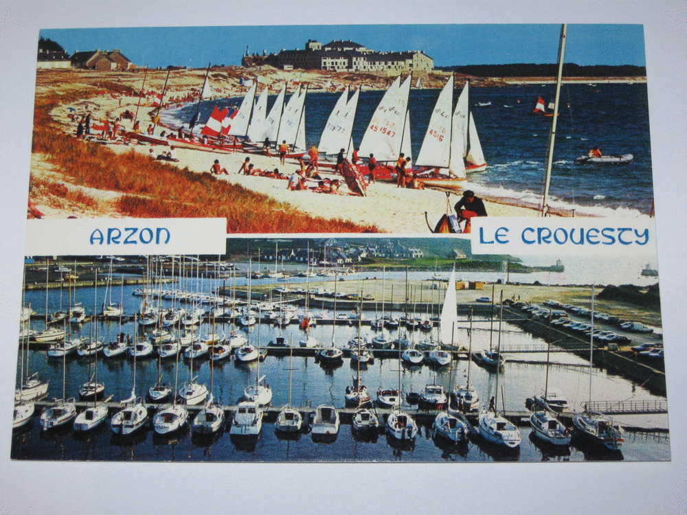 CS23 **( Achat Direct)     Arzon Le Crouesty La Plage De Kerjouanno Et Le Por B5840 JOS - Arzon