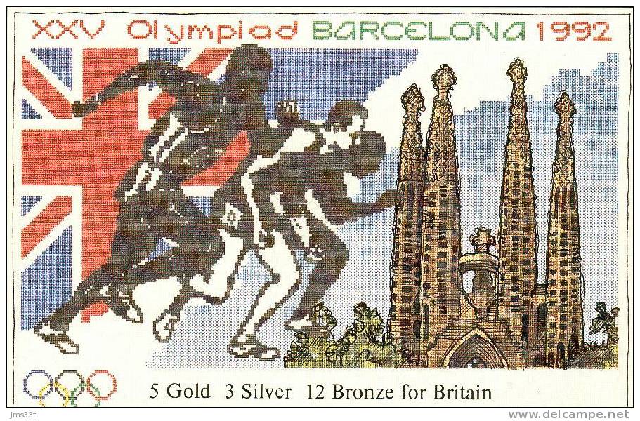 Jeux Olympique D´été - BARCELONE 1992 (Barcelona 1992) - Britain's Golds - Atletiek