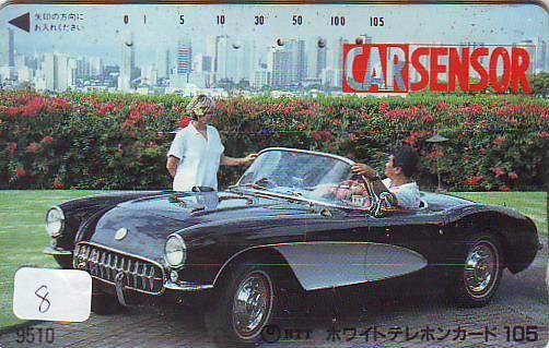TELEFONKARTE Japan CAR SENSOR (8) CHEVROLET Voiture - Car - Auto - Automobile - Telecarte Phonecard - Auto's