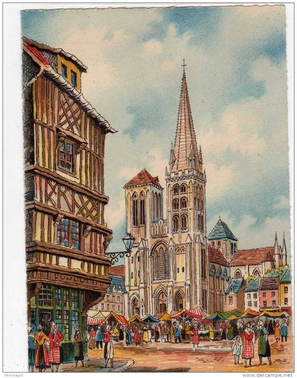 - BARRE & DAYEZ -   VILLES - LISIEUX-  LA Cathédrale St PIERRE - 2017 B - Barday
