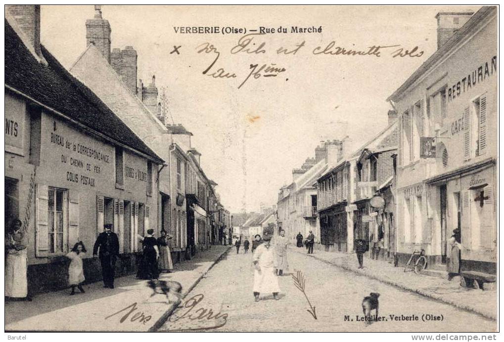 VERBERIE - Rue Du Marché - - Verberie