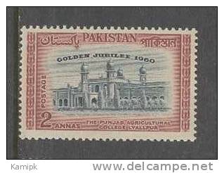 PAKISTAN MNH(**) STAMPS (GOLDEN JUBILEE PUNJAB AGRICULTURAL COLLEGE -1960) - Pakistan