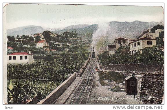 Madeira - Funchal Elevador Do Monte / Mountain Train - Madeira