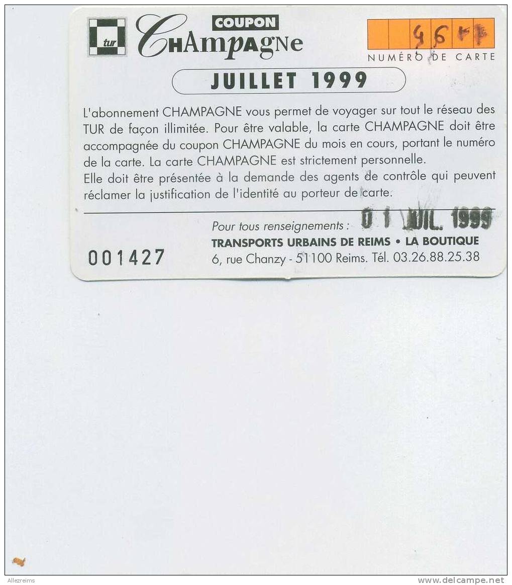 Ticket TUR Thème Champagne   DELBECK - Europa