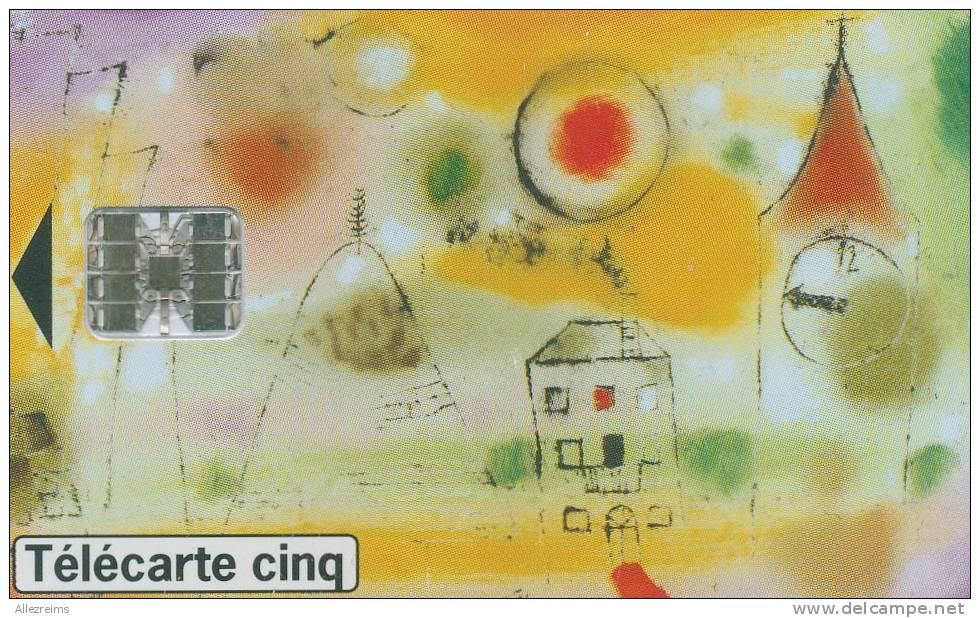 Télécarte Aviation 5 Unités : Tableau De Paul KLEE - 5 Einheiten