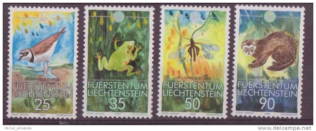 ⭐ Liechtenstein - YT N° 908 à 911 ** - Neuf Sans Charnière - 1989 ⭐ - Unused Stamps