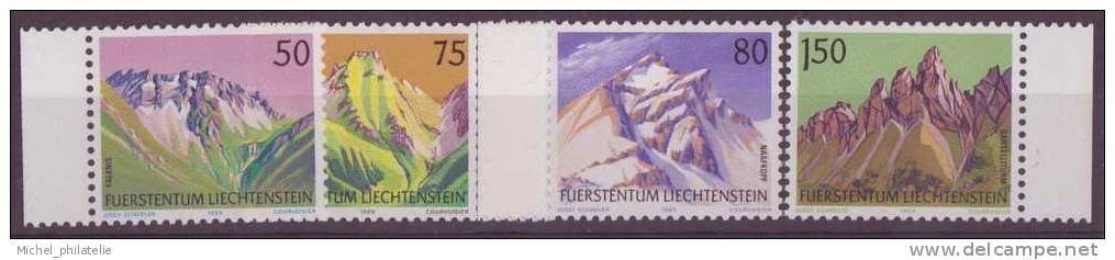 ⭐ Liechtenstein - YT N° 915 à 918 ** - Neuf Sans Charnière - 1989 ⭐ - Neufs