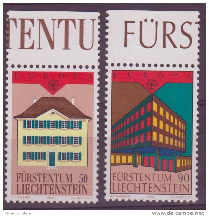 ⭐ Liechtenstein - YT N° 925 Et 926 ** - Neuf Sans Charnière - 1990 ⭐ - Unused Stamps