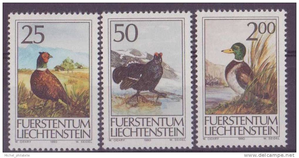 ⭐ Liechtenstein - YT N° 938 à 940 ** - Neuf Sans Charnière - 1990 ⭐ - Unused Stamps