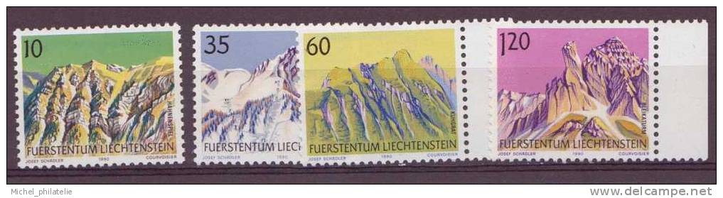 ⭐ Liechtenstein - YT N° 941 à 944 ** - Neuf Sans Charnière - 1990 ⭐ - Neufs