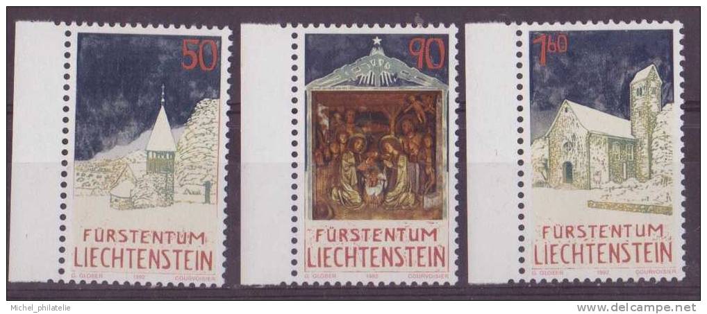 ⭐ Liechtenstein - YT N° 991 à 993 ** - Neuf Sans Charnière - 1992 ⭐ - Neufs