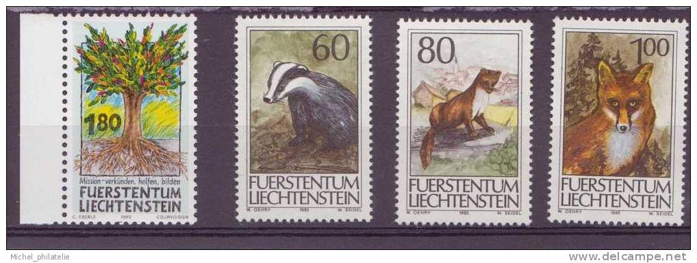 ⭐ Liechtenstein - YT N° 1007 à 1009 ** - Neuf Sans Charnière - 1993 ⭐ - Neufs