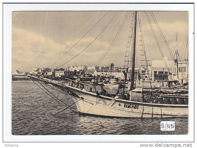 PO9696# TRAPANI - MARSALA - Il Porto - Barca A Vela TP820  VG 1960 - Marsala