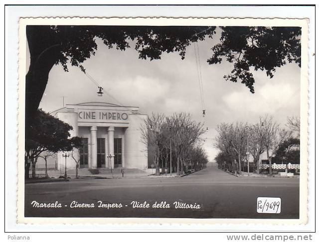 PO9699# TRAPANI - MARSALA - Cinema Impero - Viale Della Vittoria  VG 1958 - Marsala