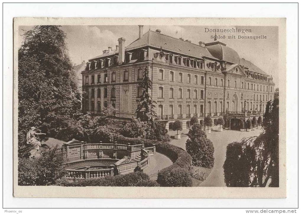 GERMANY - DONAUESCHINGEN - Castle, 1932 - Donaueschingen