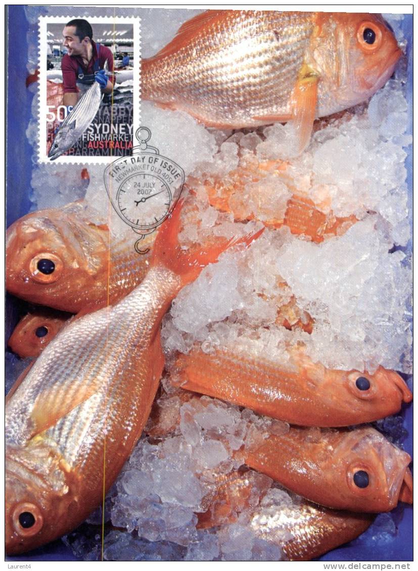 (199) - Fish - Poisson Maxicard - Poissons Et Crustacés