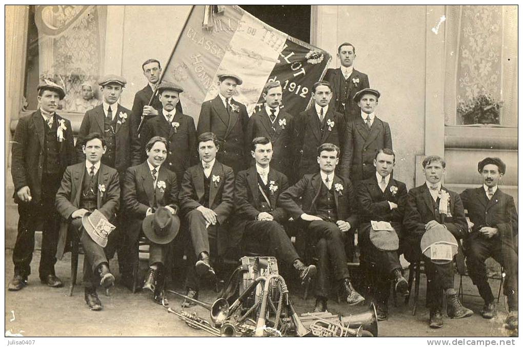 LE THILLOT (88) Carte Photo Groupe De Conscrits En 1912 - Le Thillot