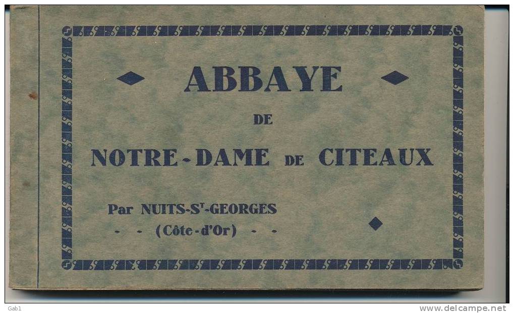 21 --- Carnet De 25 Cpsm .. Abbaye De Notre - Dame De Citeaux - Nuits Saint Georges