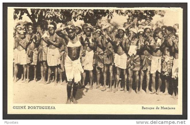 Portuguese GUINE GUINEA (Africa) - Batuque De Manjacas - Guinee