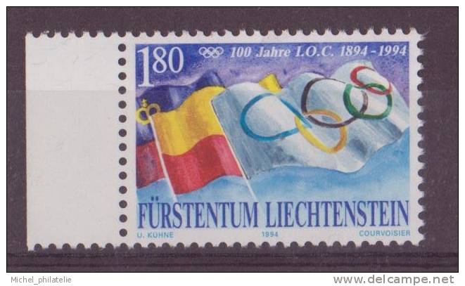 ⭐ Liechtenstein - YT N° 1023 ** - Neuf Sans Charnière - 1994 ⭐ - Neufs