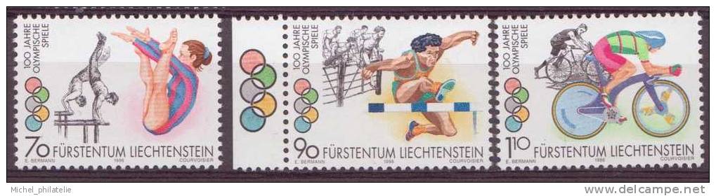 ⭐ Liechtenstein - YT N° 1070 à 1072 ** - Neuf Sans Charnière - 1996 ⭐ - Neufs